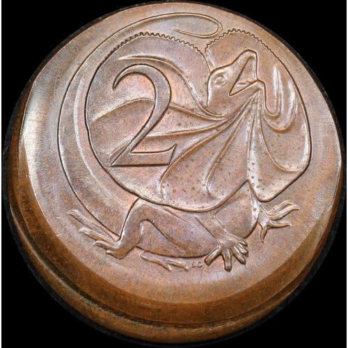 1968 Two Cents Offstrike Error 5mm Uncirculated