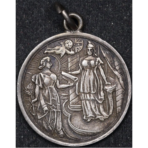 1901 Silver Medalette Fairfax and Roberts Federation C# 1901/4 Uncirculated