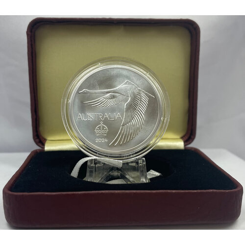 2024 Silver Swan Dollar Pattern Crown Uncirculated