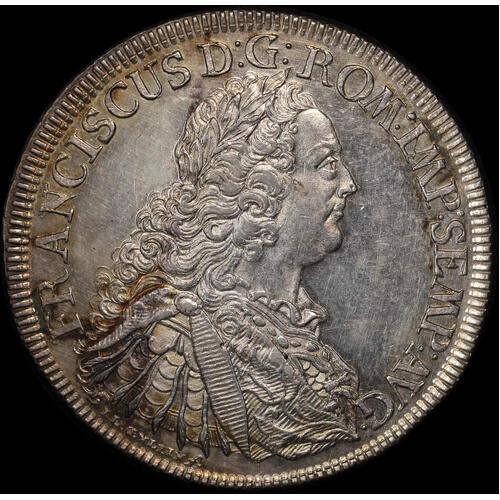 German States (Regensburg) 1754 Silver Thaler Franz I Dav# 3618B about Unc