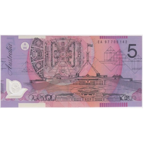 1997 $5 Note MacFarlane/Evans R218b Uncirculated