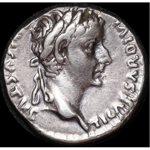 Ancient Rome (Imperial) 14 37 AD Tiberius Silver Denarius RIC I 30 Very Fine