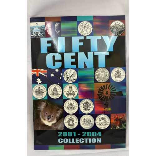 2001-2004 Sherwoods 50 Cent Uncirculated 13 Coin Collection