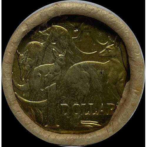 1984 One Dollar Coin Mint Roll Mob of Roos Tails/Tails