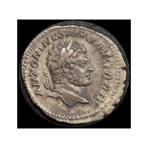 Ancient Rome (Imperial) 213 AD Caracalla Silver Denarius RIC IV 208a Good VF