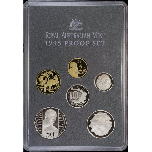 Australia 1995 Proof Coin Set Weary Dunlop Damaged Packaging
