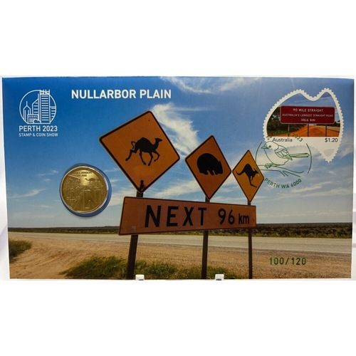 2023 $1 PNC Perth Stamp & Coin Show Nullarbor Plain