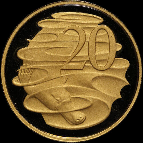 2006 Canberra Gold Proof Twenty Cents ex RAM Master Collection