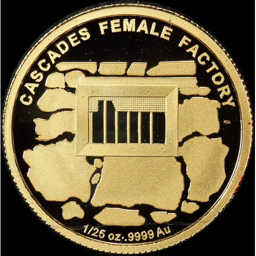 2011 Gold 5 Dollar Proof Coin Cascades Female Factory ex RAM Master Collection