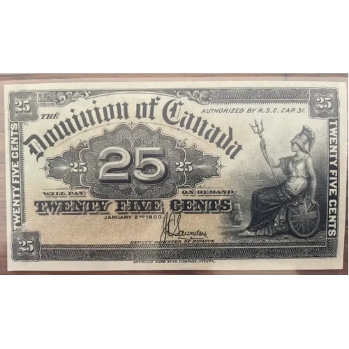 Dominion of Canada 1900 25 Cents P# 9c PCGS Choice AU58
