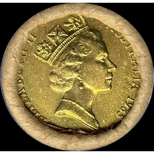 1985 One Dollar Coin Mint Roll Mob of Roos Heads/Heads