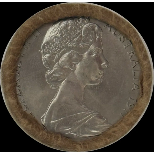 1977 20 Cent Coin Mint Roll Heads/Tails