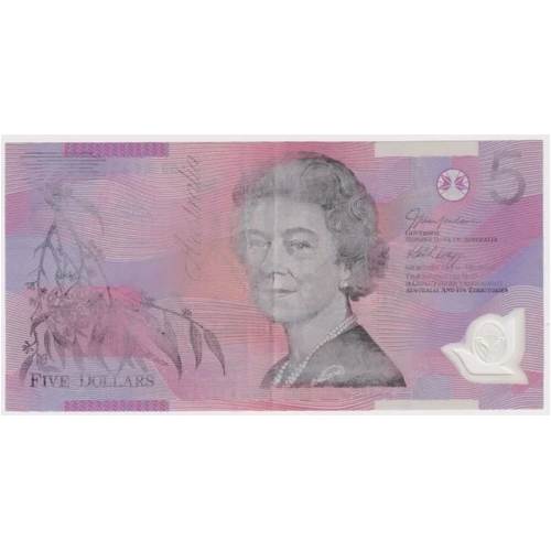 2006 $5 Note Intaglio Print Fade Error McFarlane/Henry R#220d good EF