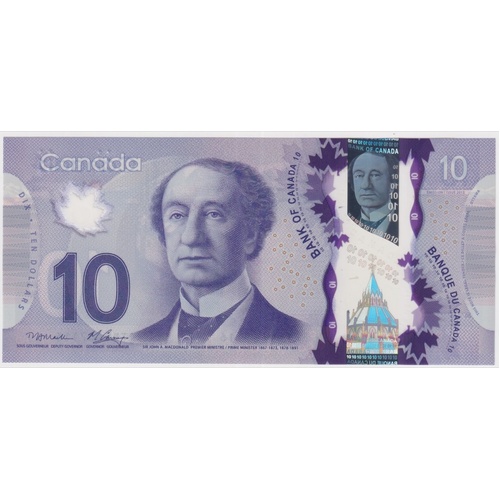 Canada 2013 10 Dollars Macklem/Carney P#107c Uncirculated