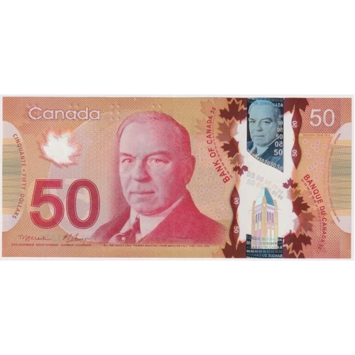 Canada 2012 50 Dollars Macklem/Carney P# 109a Uncirculated