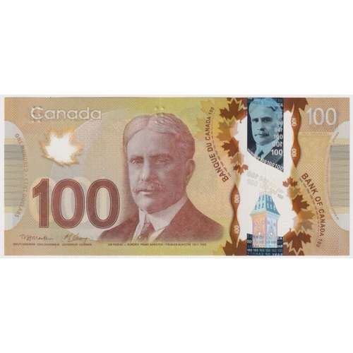 Canada 2011 100 Dollars Macklem/Carney P#110a Uncirculated