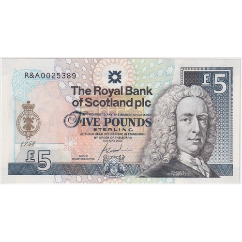 Royal Bank of Scotland 2004 5 Pounds P#363 Uncirculated St. Andrews Royal & Ancient Golf Club