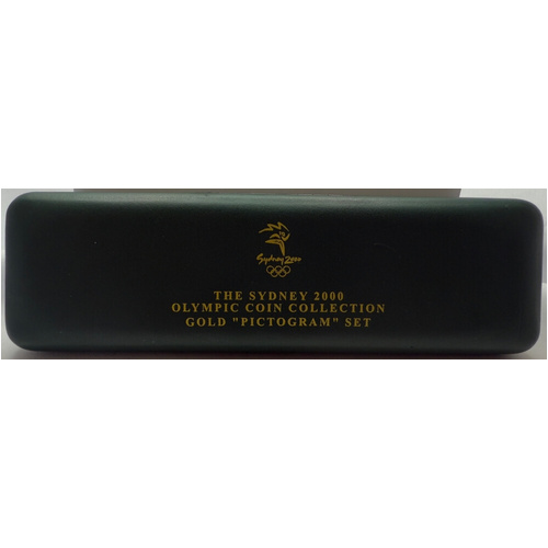 Australia Sydney 2000 Gold Olympic Proof 4 Coin Pictogram Set