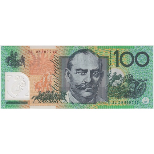 2008 $100 Note MacFarlane/Evans Standard Prefix R621a Uncirculated