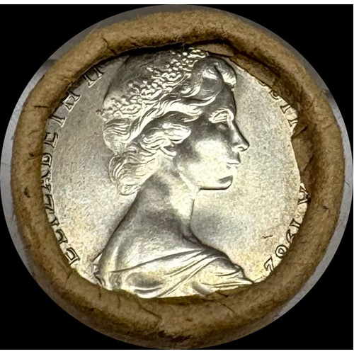 1982 10 Cent Coin Mint Roll Heads / Heads