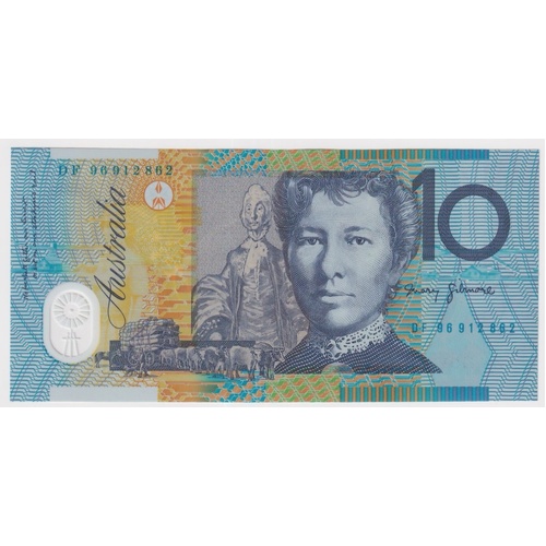 1996 $10 Note Macfarlane/Evans DF96 Last Prefix R318aL Uncirculated