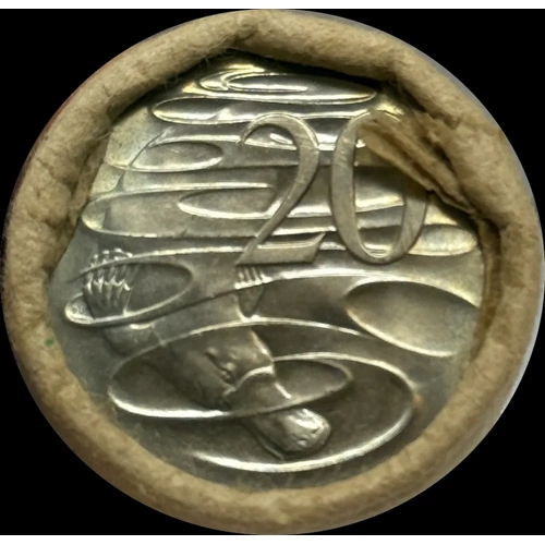 Twenty Cent RAM Mint Roll Mystery Date Tails/Tails