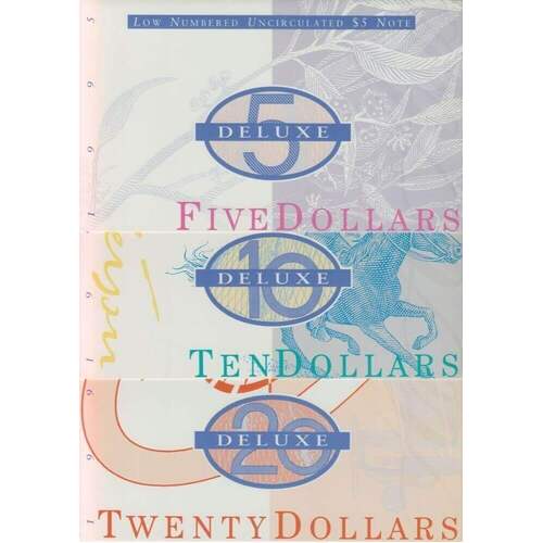 1995 Deluxe Annually Dated NPA Note Set In Folders