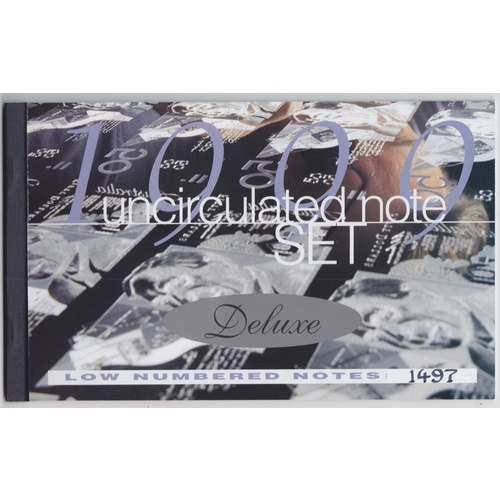1999 Annually Dated Banknote Set Deluxe - Black Serials