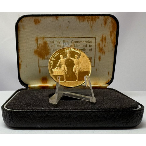 1976 Gold Medallion Australian Olympic Team Montreal