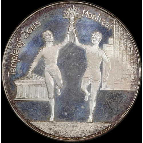 1976 Silver Medallion Australian Olympic Team Montreal