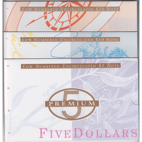 1995 Annually Dated Note Set Premium
