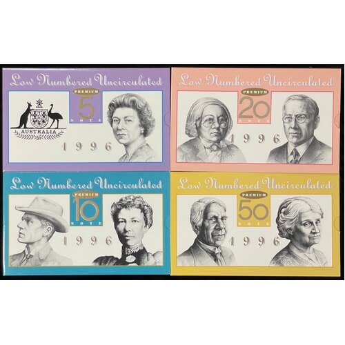 1996 Annually Dated Banknote Set Premium