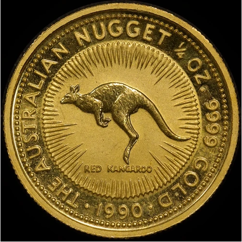 1990 Gold 1/4 Ounce Uncirculated Coin