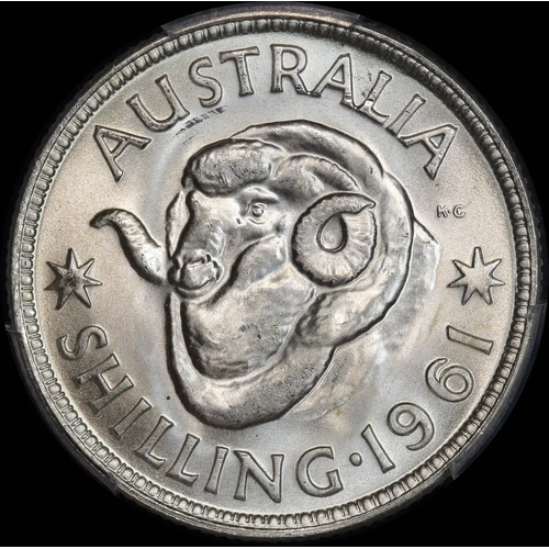 1961 Shilling Choice Unc (PCGS MS67+)