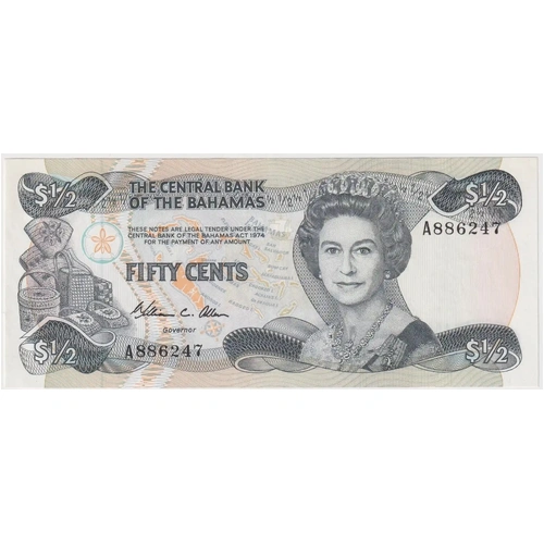 Bahamas 1984 50 Cents Pick# 42 Uncirculated