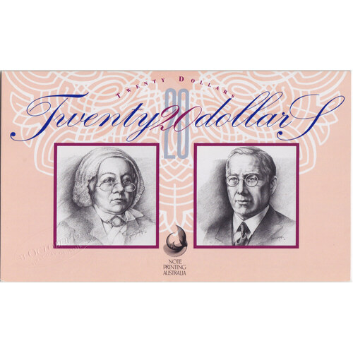 1994 20 Dollar First Day of Issue Folder Embossed