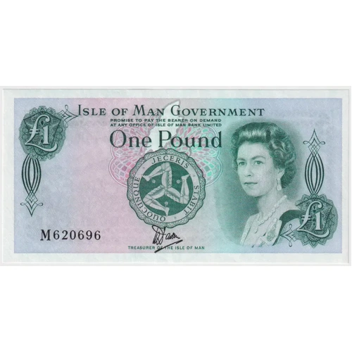 Isle of Man 1983 1 Pound Pick# 38 Uncirculated