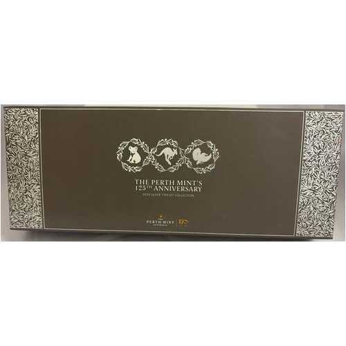 2024 Silver One Ounce 4 Coin Set 125th Anniversary Typeset Collection
