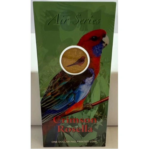 2011 1 Dollar Uncirculated Coin Air Series Crimson Rosella