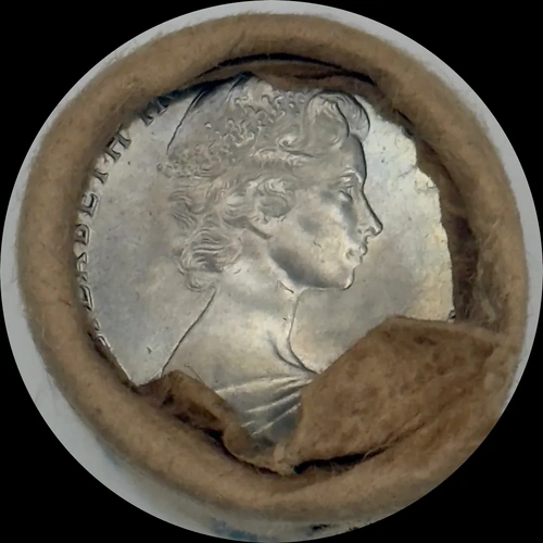 1975 5 Cent Coin Mint Roll Heads / Heads