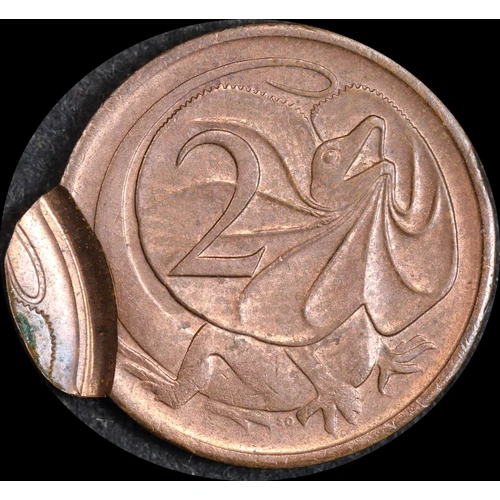 1971 Two Cent Coin Double Strike Error Uncirculated