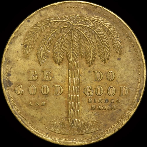 EW Cole Gilt Bronze Token 1879 ~ 1903 D68 / C62 Extremely Fine