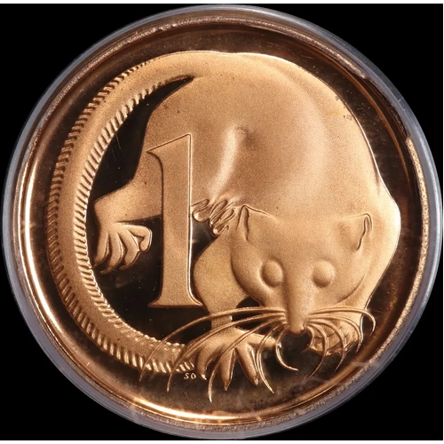 1966 One Cent Proof Coin PCGS PR68DCAM