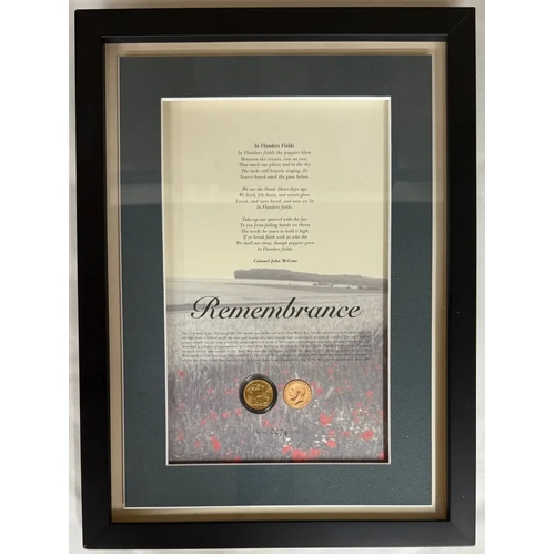 2000 Perth Mint Gold Sovereign Remembrance Day Set