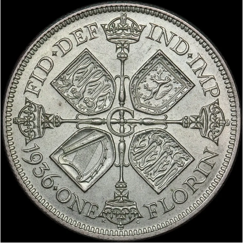 1936 Florin George V S#4038 Uncirculated