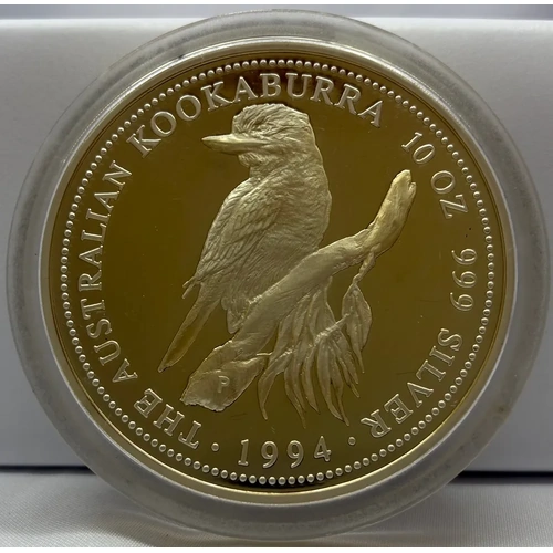 1994 Silver 10oz Proof Coin Kookaburra - No Box