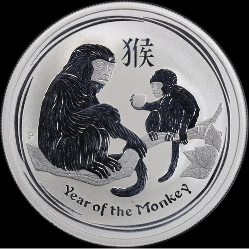 2016 Silver 1/2oz Coin Series II Lunar Monkey