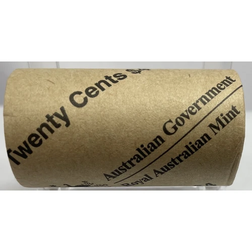 2016 20 Cent Mint Roll Decimal Changeover 