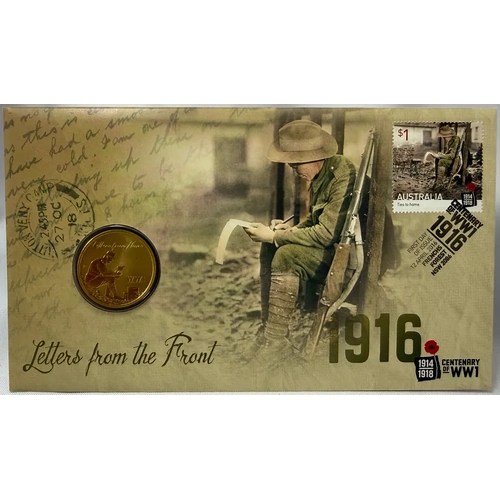 2016 1 Dollar PNC WWI Letters From The Front