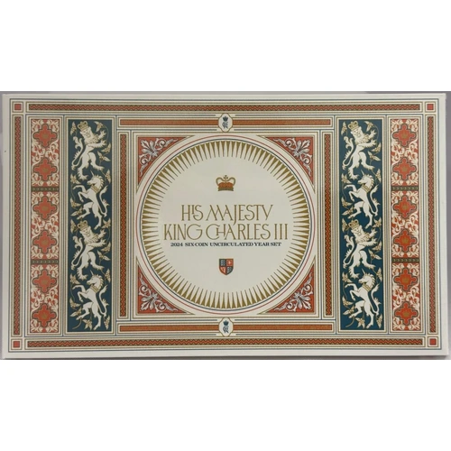 2024 Uncirculated Mint Coin Set King Charles III